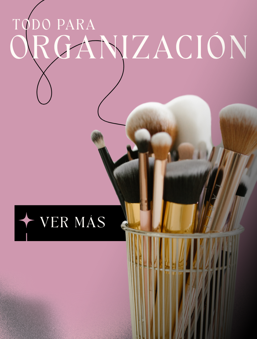 Organización y artículos de tocador